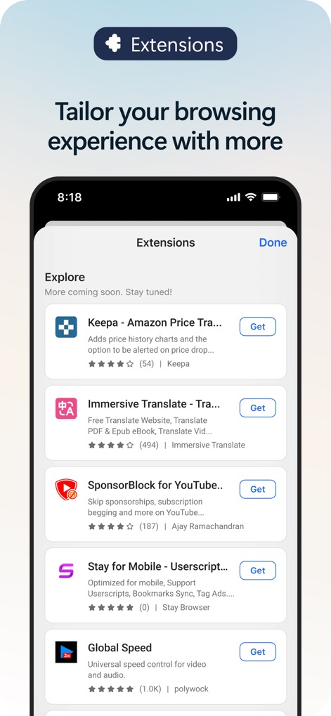 Microsoft Edge: AI Browser - Enhanced Functionality Extensions