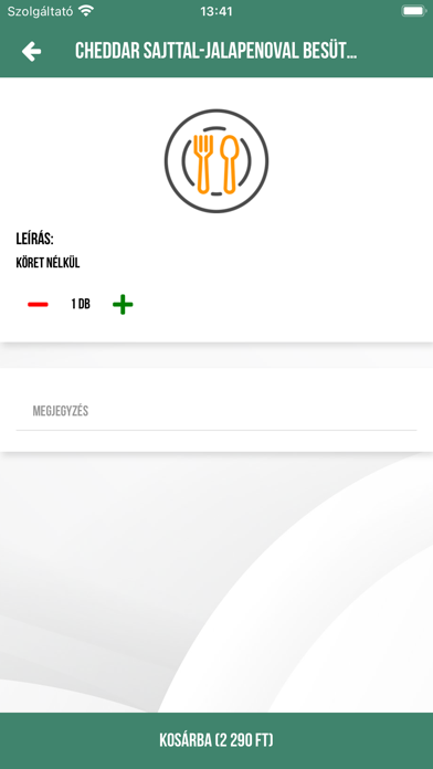 Kőbunkó Streetfood Screenshot