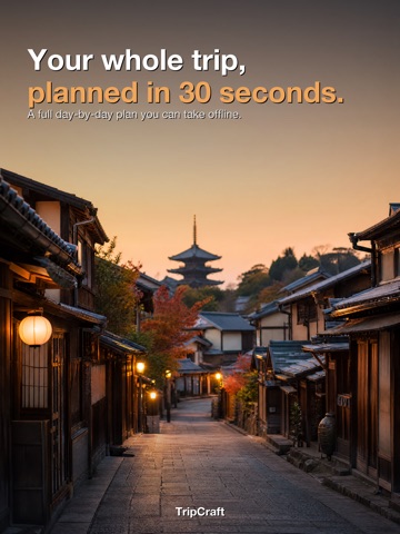 TripCraft: AI Trip Planner iPad screenshot