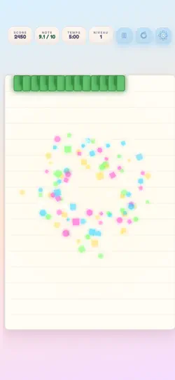 Capture d'écran de Keytris sur iPhone 4