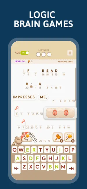Code Busters: Word Puzzle Game iPhone screenshot 6