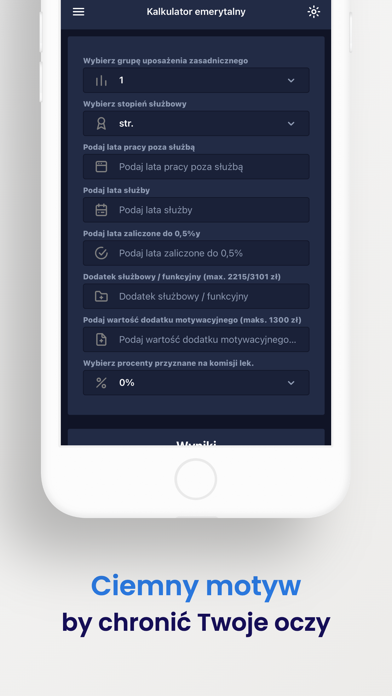 Kalkulator Strażaka Screenshot