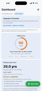 LifeOS - Longevity Coach screenshot 2