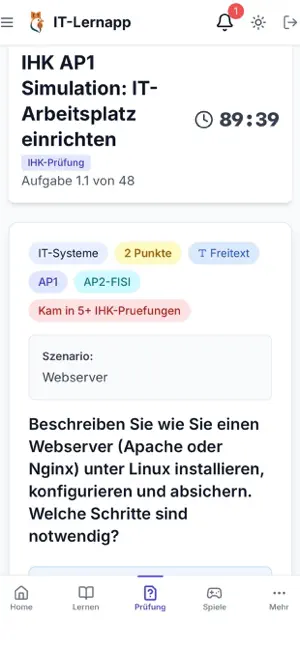 IT-Lernapp screenshot 2