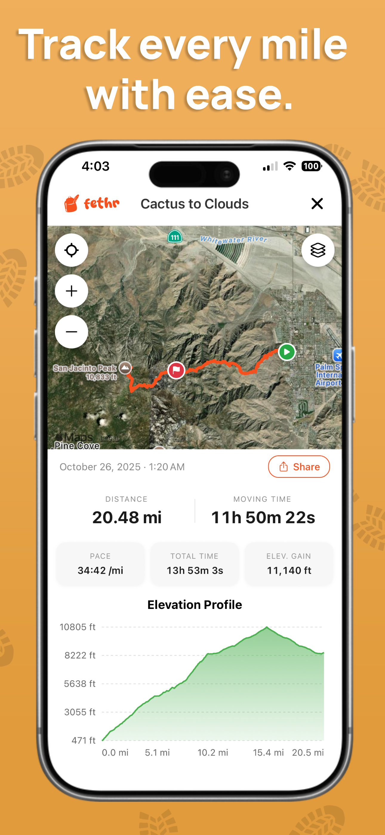 Fethr Outdoors: Routes & Gear screenshot 5