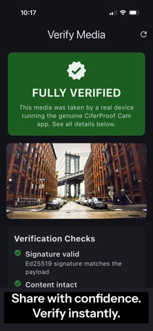 CiferProof Cam screenshot