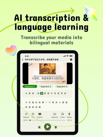 Geta: AI Accent & Speaking iPad screenshot