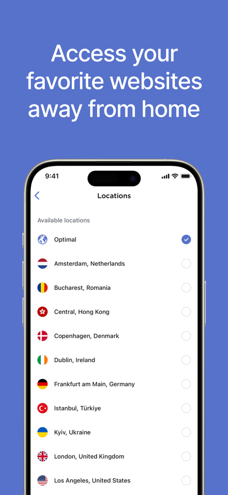 VPN in Touch screenshot 3