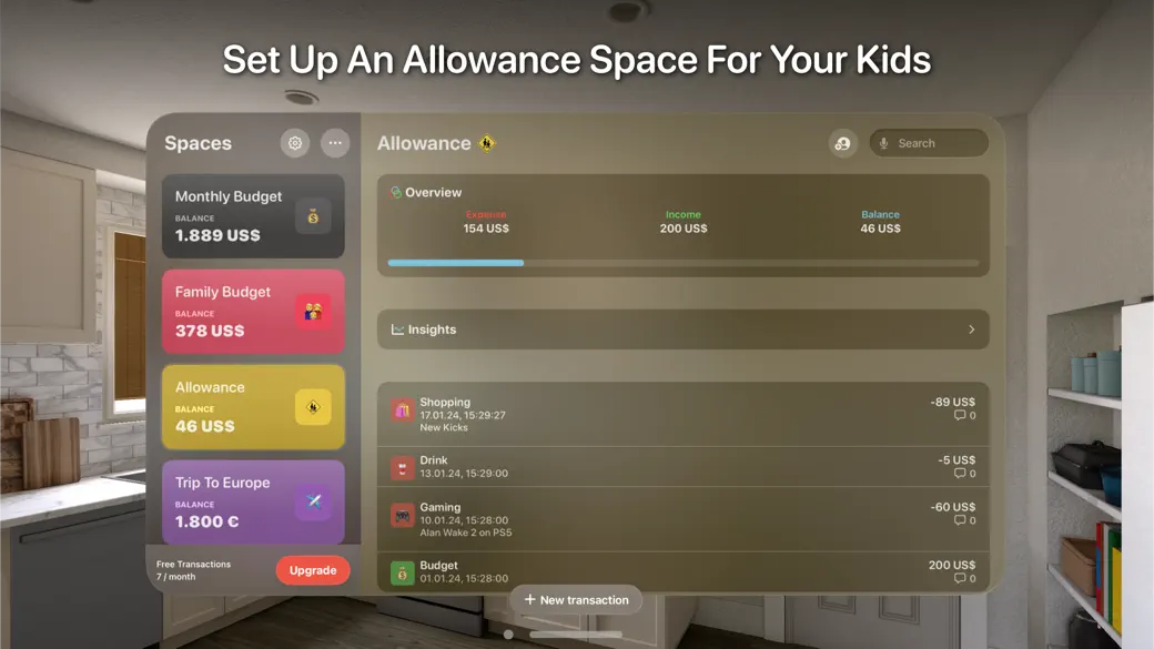 Expense Tracker Money Spaces screenshot 4