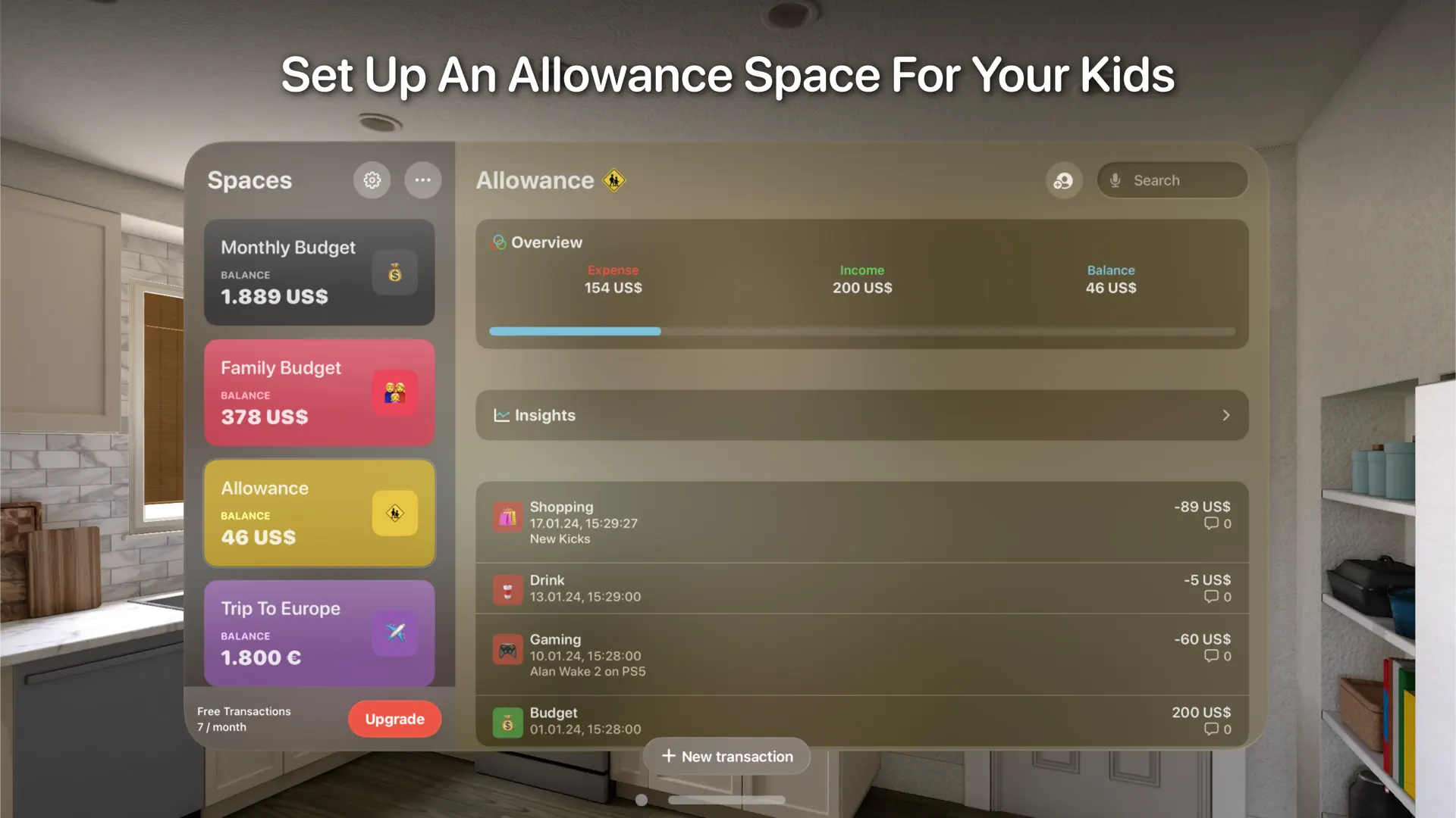 Expense Tracker Money Spaces screenshot 4