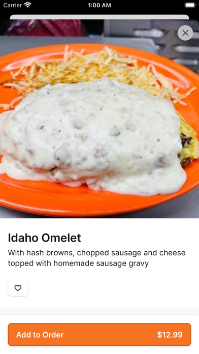 The Fried Egg To Go iPhone screenshot 4 - Food & Drink app