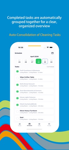 Wonder Sweep - Chore Checklist iPhone screenshot