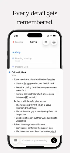 Pastok: AI Recap & Note Taker screenshot 3