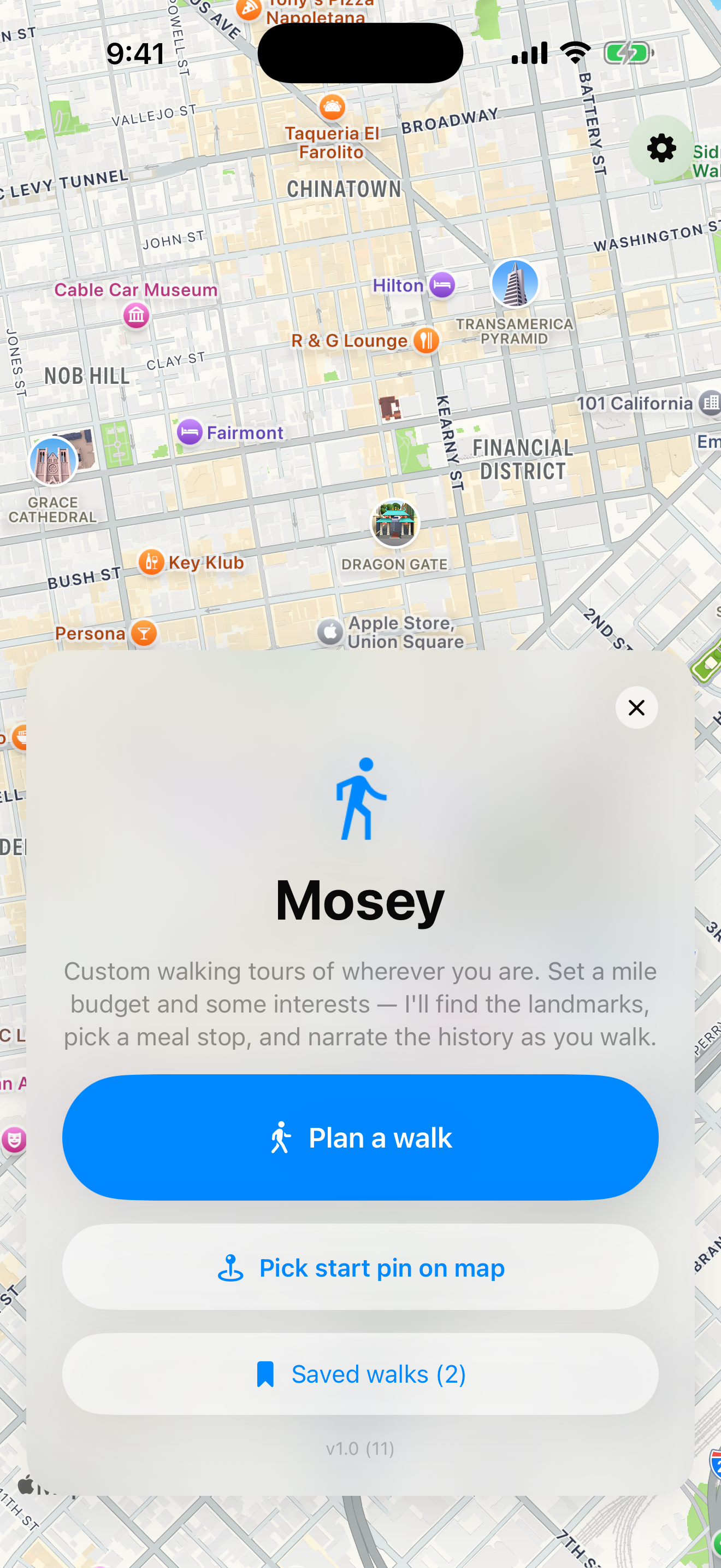 Mosey Tour Builder screenshot 4