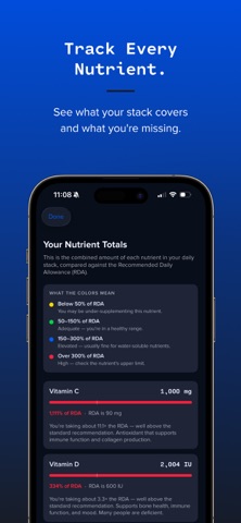Basic Intake: Pill & Vitamin iPhone screenshot