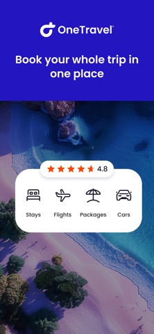 OneTravel Flight & Hotel Deals iPhone screenshot