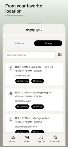Bakri Coffee Roasters Screenshot 2 of 3