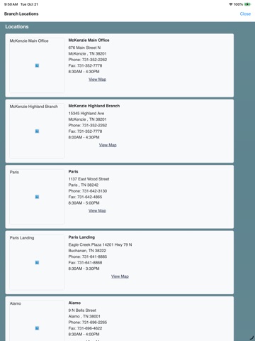 Foundation Bank Mobile iPad screenshot