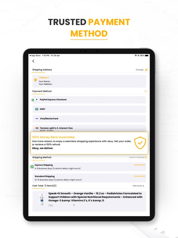 Ubuy: International Shopping iPad screenshot 9 - Shopping app