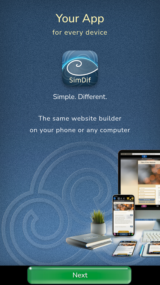 #1. SimDif — Website Builder (macOS) By: The Simple Different Company Ltd