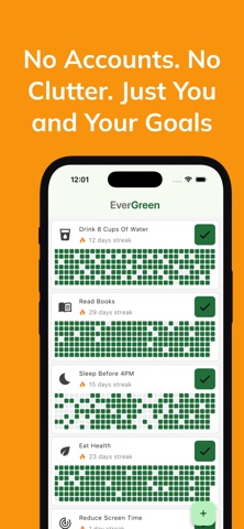 Evergreen Habit Tracker Screenshot 3 of 4