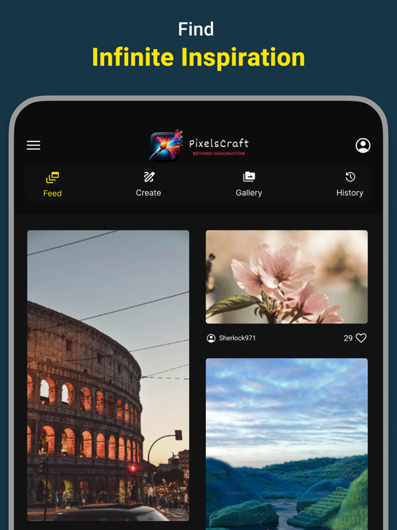 PixelsCraft iPad screenshot 2 - Graphics & Design app