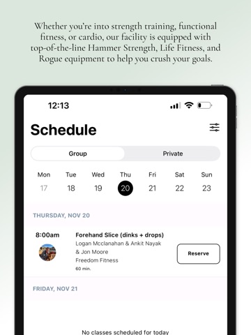 Freedom Fitness SEMO iPad screenshot