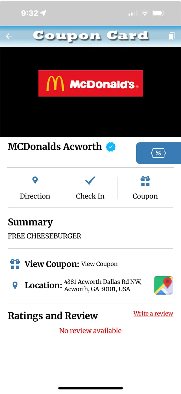 Screenshot #3 pour Coupon Card .app