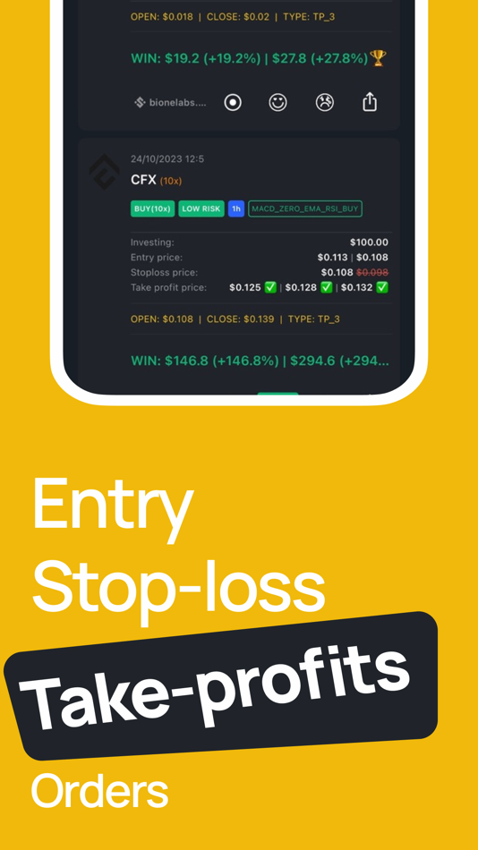 #3. Bione: AI Bitcoin Signal (iOS) 由: Phuoc Thanh Cao