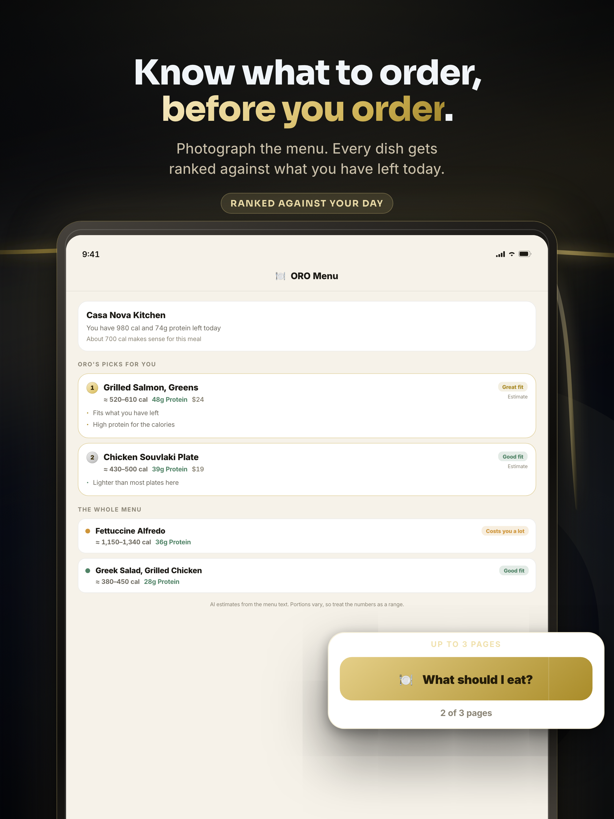 ORO: Fitness & Nutrition screenshot 14