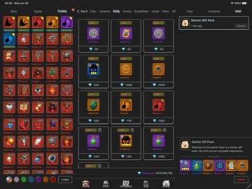 Heroes Assemble: Idle RPG iPad screenshot