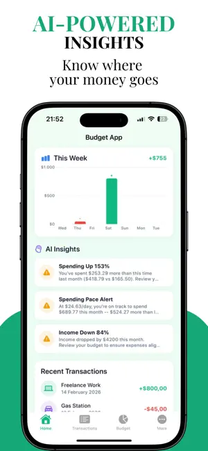 DailyBudget: Expense Tracker screenshot 3