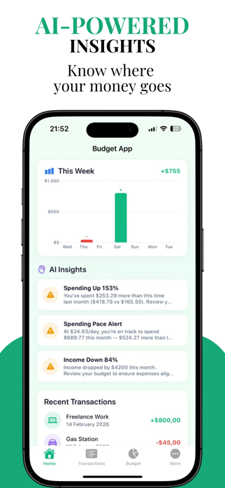DailyBudget: Expense Tracker Screenshot 3 of 5