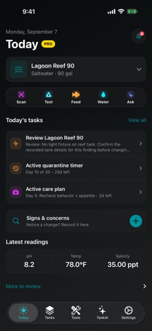 TankForge: Aquarium Care screenshot