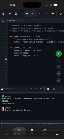 4My-code PyStudio Screenshot 8 of 10