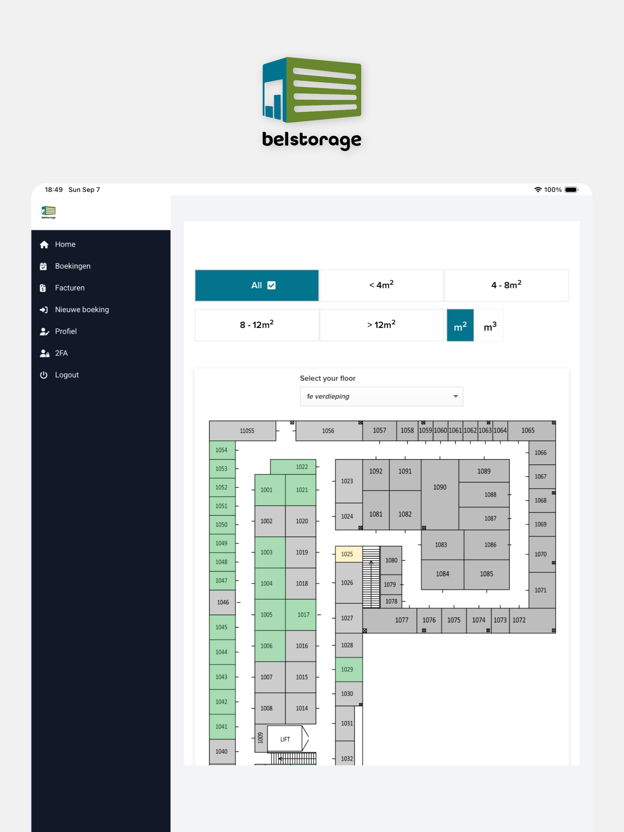 Belstorage screenshot 6