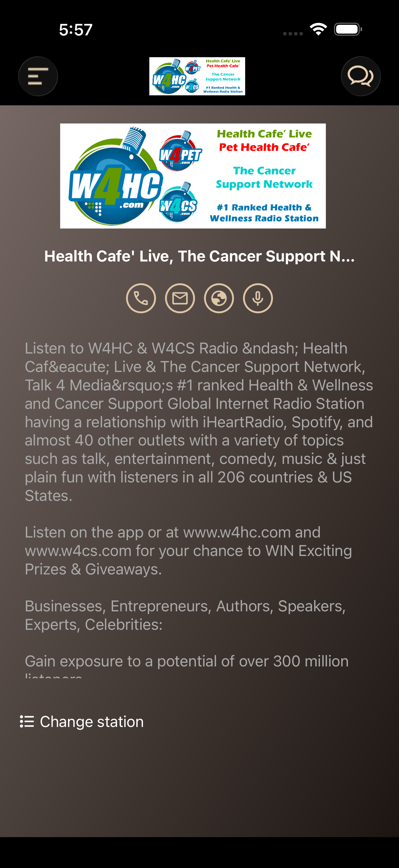 W4HC Radio & W4CS Radio screenshot 6