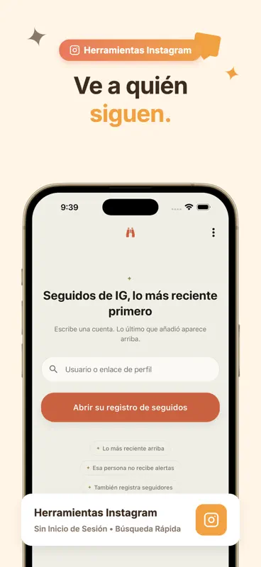 Recent Follow Tracker Seguidos screenshot 1 of 5