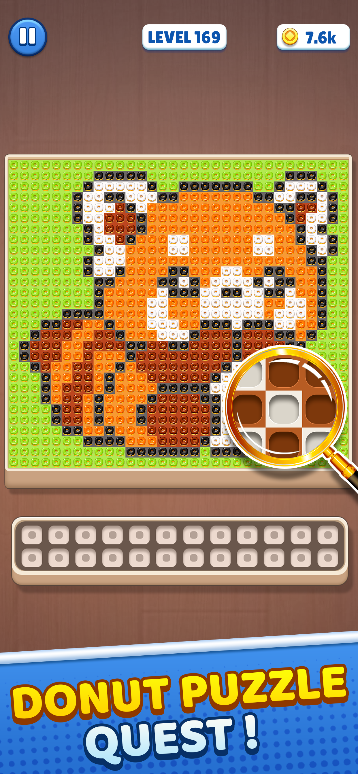 Donut Puzzle Sort: Diamond Art screenshot 8