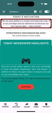 Nigerian Newspapers Summary Screenshot 7 of 8