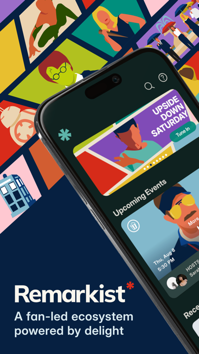 Remarkist: TV, Movies, Fandom iPhone screenshot 1 - Entertainment app
