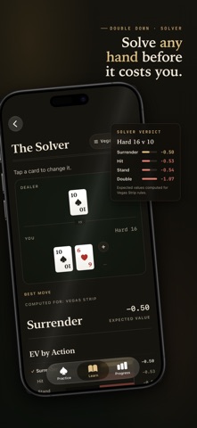 Double Down: Blackjack Trainer Screenshot 3 of 7