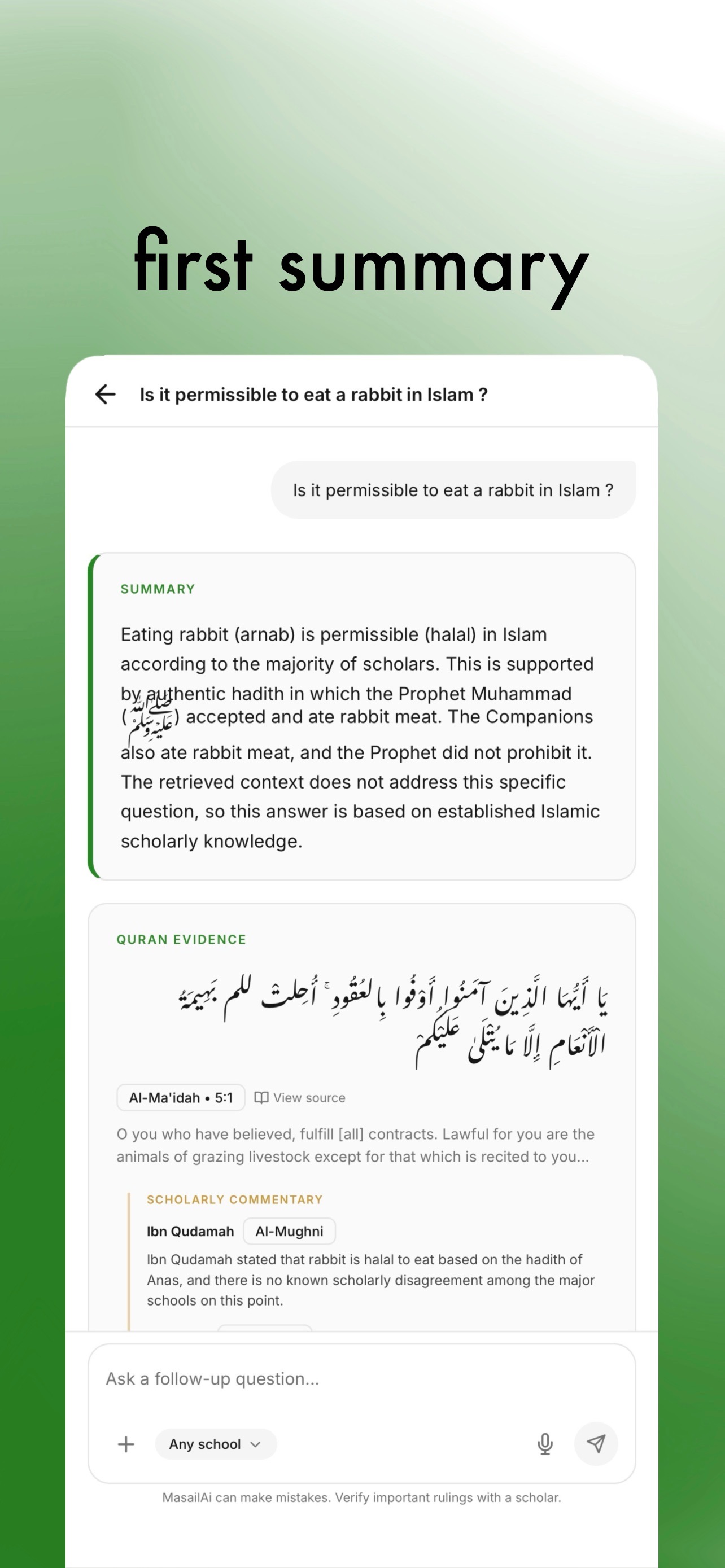 Screenshot 2 of MasailAi