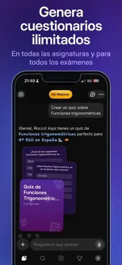 Captura de pantalla de Knowunity | Tutor Escolar IA en iPhone 4