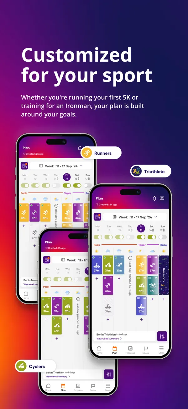 Screenshot #3 pour Humango: AI Training Planner