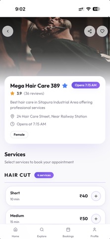 Trimr - Salon Booking & Deals screenshot