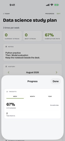 Habit Route: Daily Tracker Screenshot 3 of 4