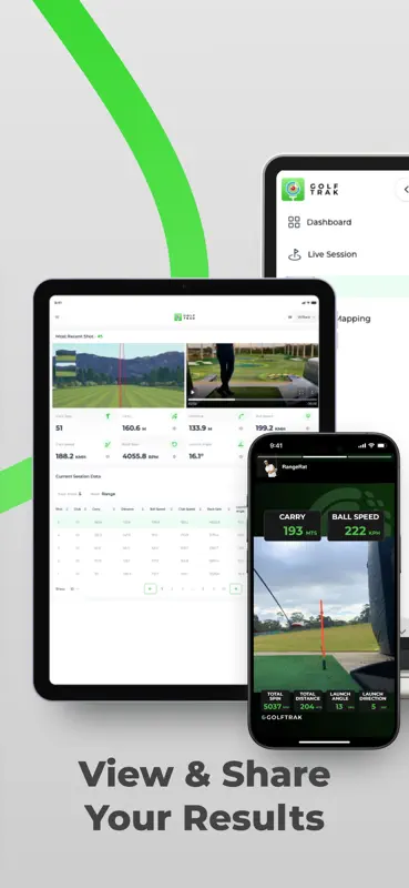 GolfTrak: Phone Launch Monitor screenshot 9 of 10