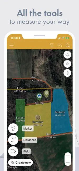 GPS Fields Area Measure Map screenshot 4