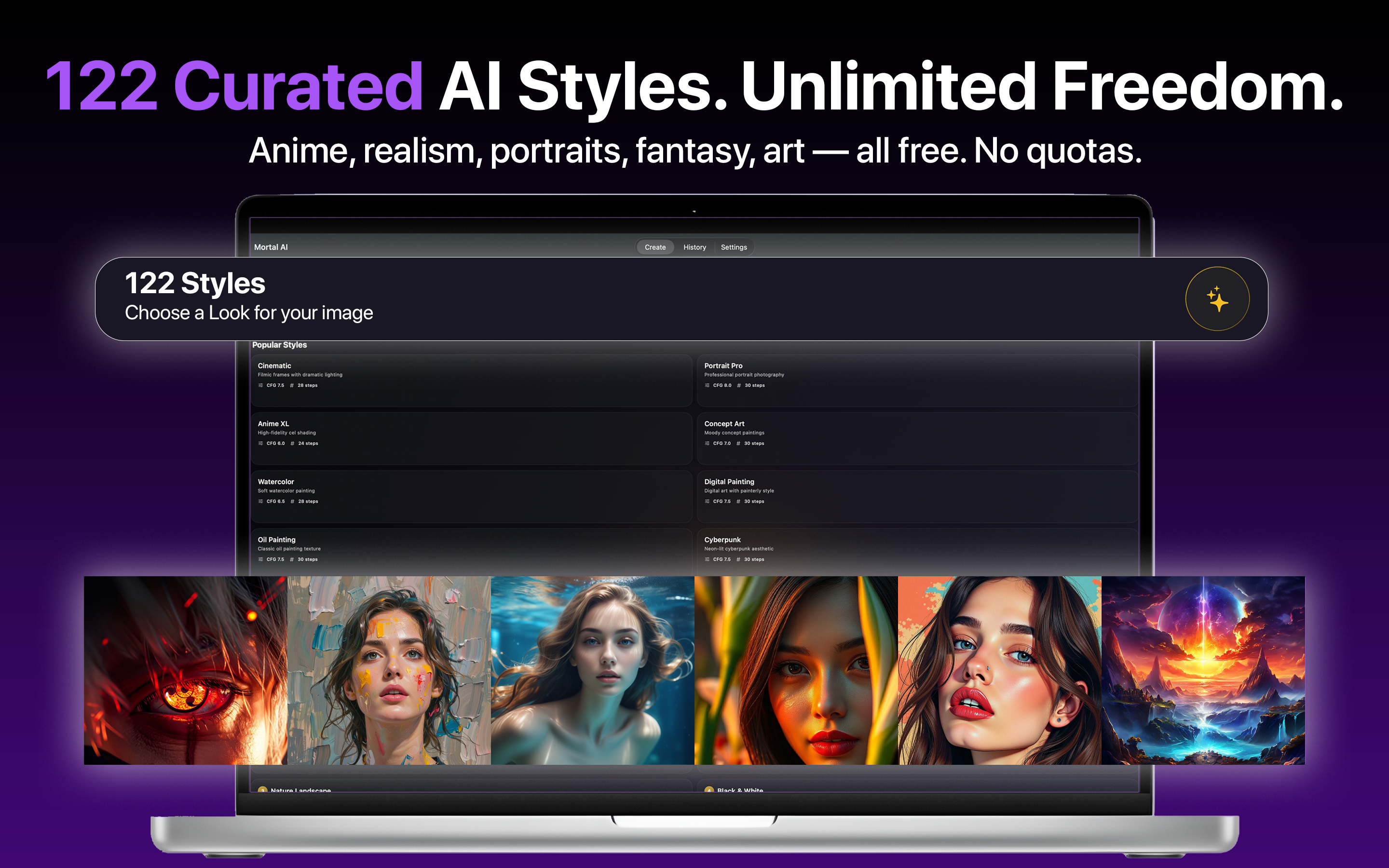 Mortal AI : AI Image Generator screenshot 18